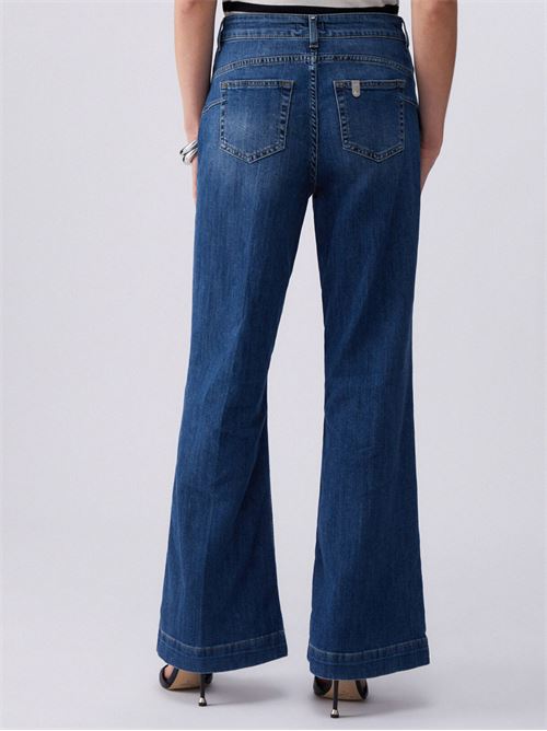 High-waisted flare jeans with buttons Liu Jo | UA6162D0275.78988